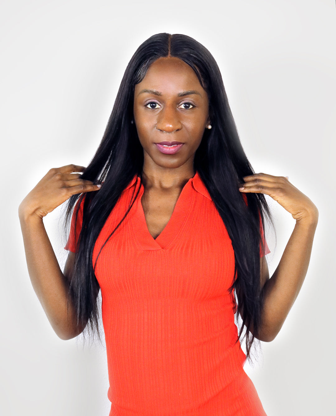 Perruque Cheveux Brésiliens Lisses avec Lace Frontale HD - Gaelle