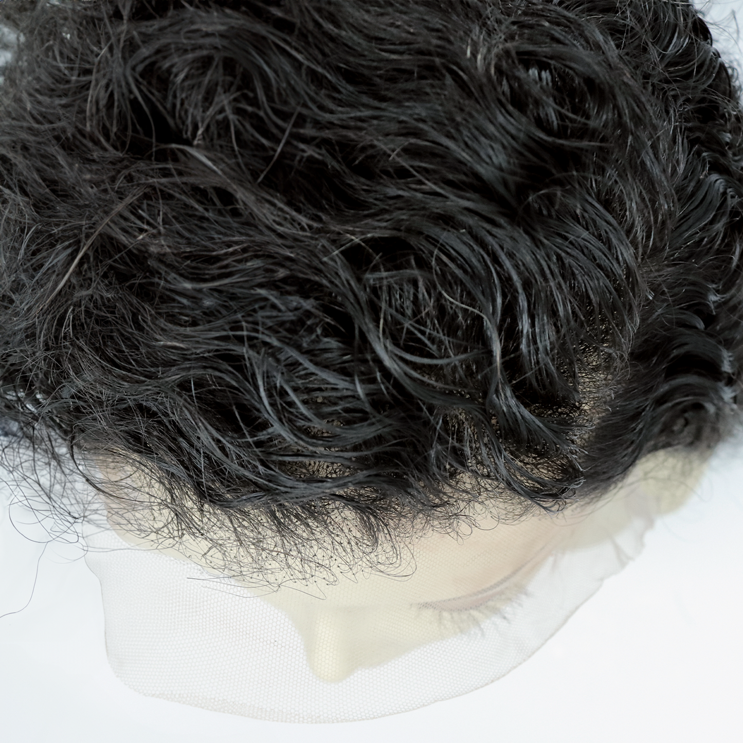 Perruque frisée lace Frontale pré-épilée HD en Cheveux Brésiliens 100% - Sandra