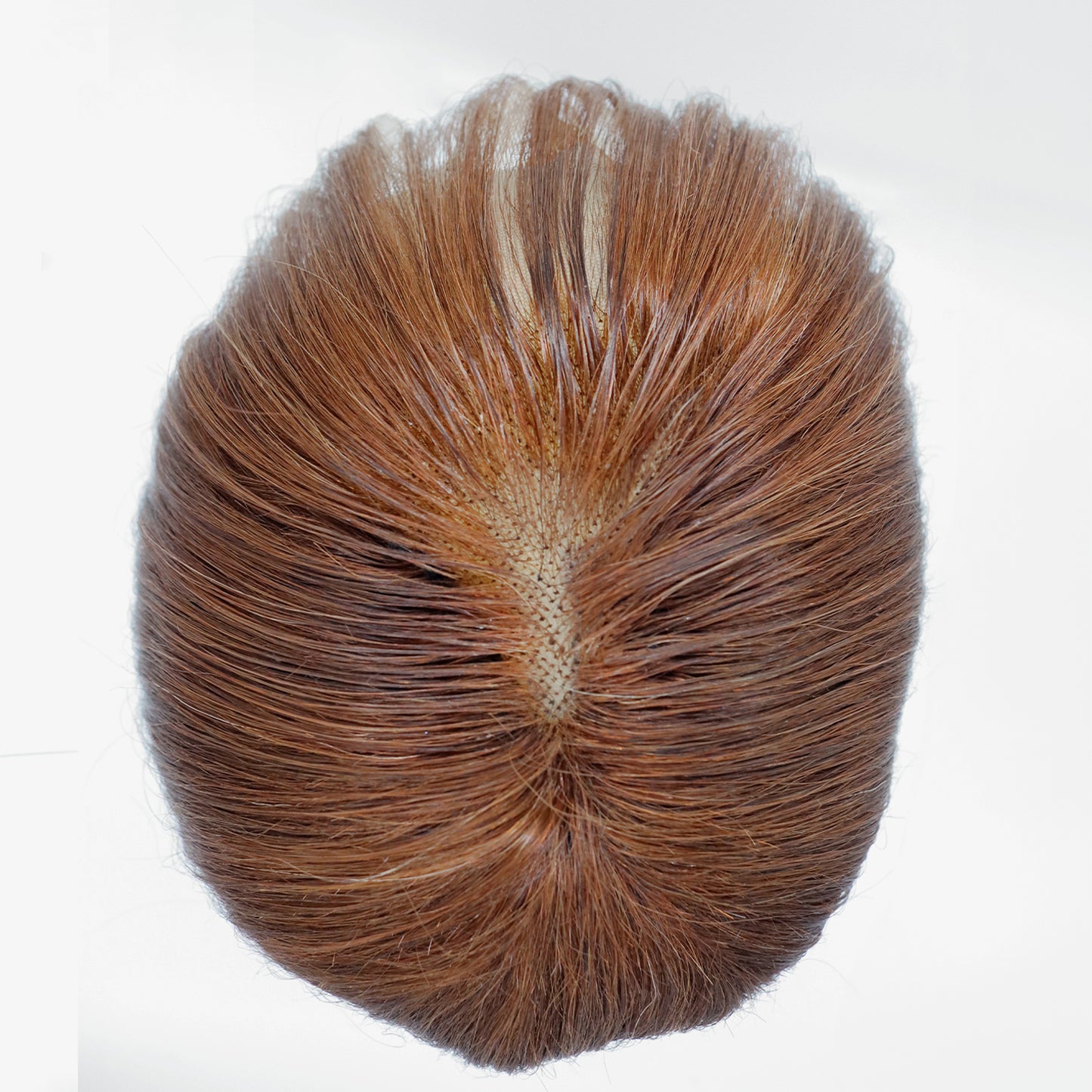 Perruque Rousse au Carré avec Frange et Lace Frontale HD Cheveux Brésiliens Purs - Jodie