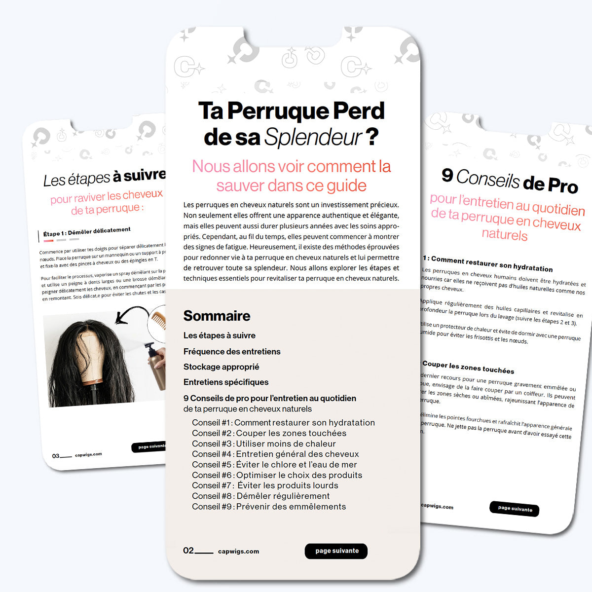 Ravive les Cheveux de ta Perruque