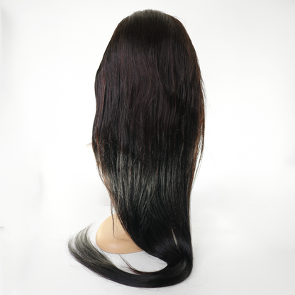 Perruque Longue Noire Lace Frontale HD 13x6 - Cheveux Vierges 250%