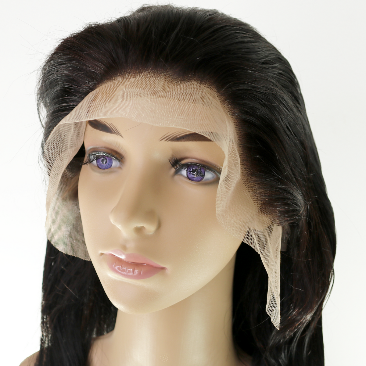 Perruque Longue Noire Lace Frontale HD 13x6 - Cheveux Vierges 250%
