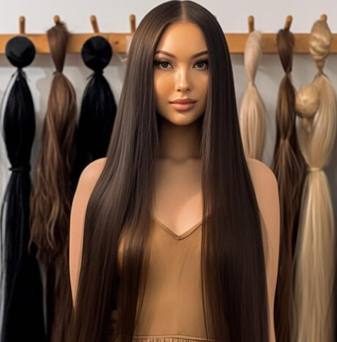 Extensions Cheveux 100% Humains – Volume Luxe & Effet Naturel Instantané ✨