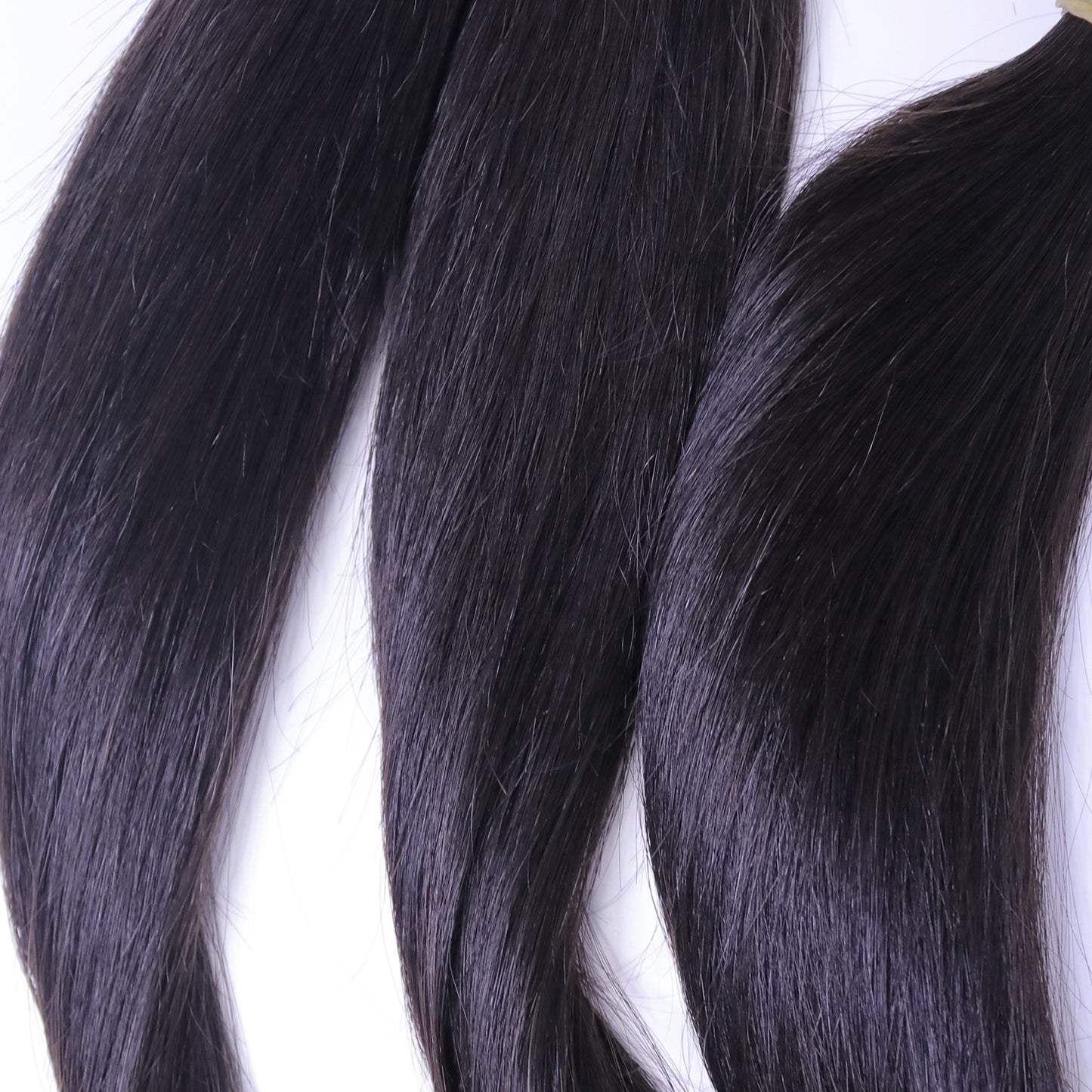 Extensions Cheveux 100% Humains – Volume Luxe & Effet Naturel Instantané ✨
