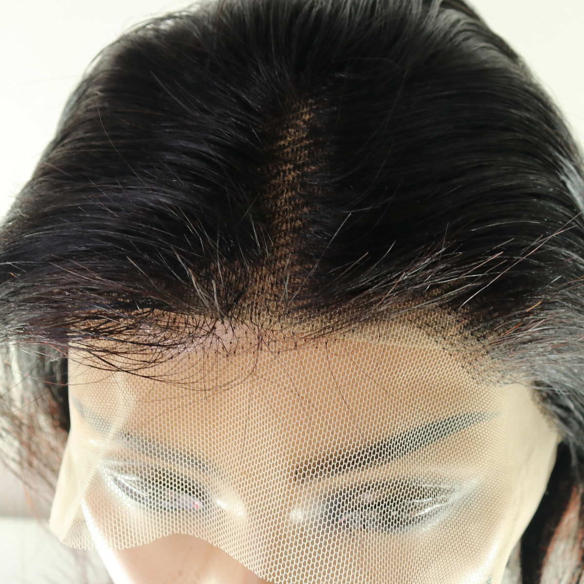 Perruque Courte au carré noire lisse - Cheveux Brésiliens, Lace Frontale HD 13x6