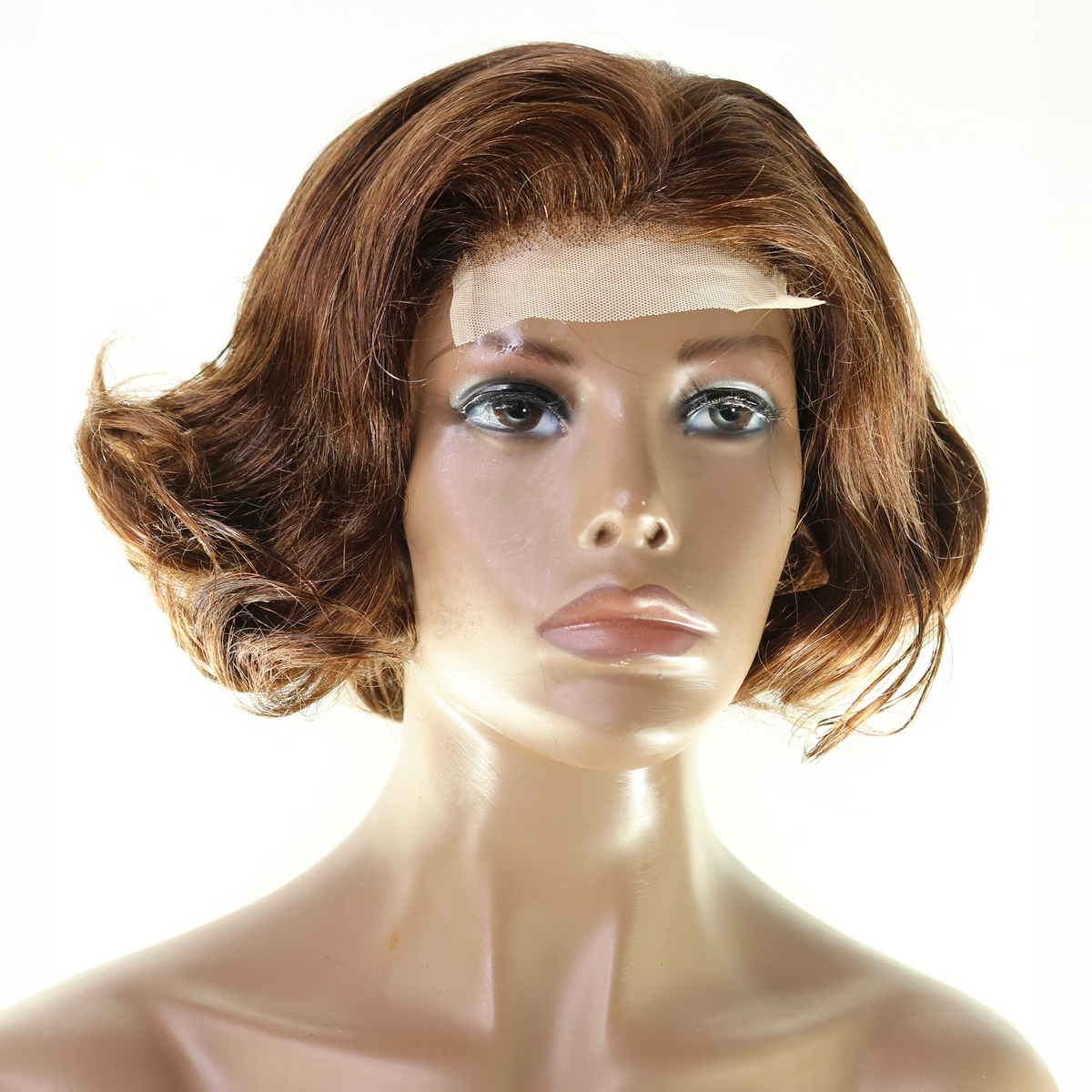 Perruque Bob Bouclé 3 coloris disponibles - Cheveux Brésiliens pré-épilée, Lace HD 4x4 300%