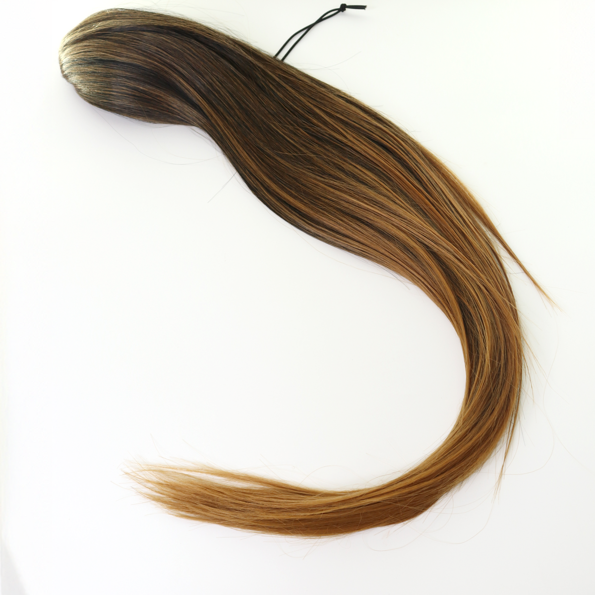 Queue de Cheval Lisse 24" - Cheveux Humains 100% Naturels, 4 Coloris