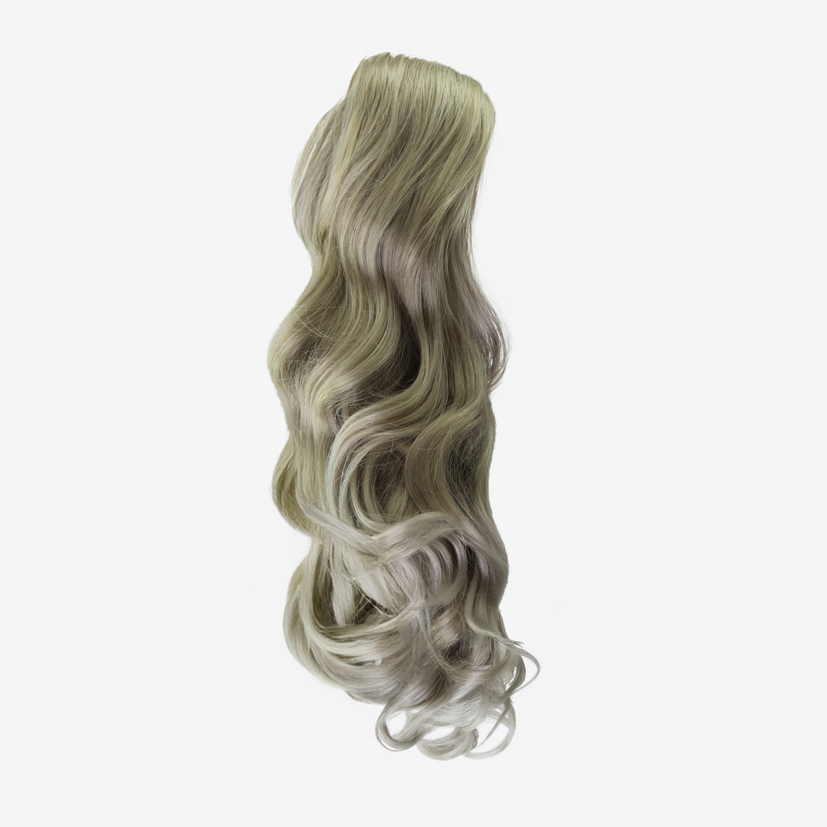 Queue de Cheval Lisse 50 cm avec pince - Fibre Japonaise Résistante Chaleur, 6 Coloris