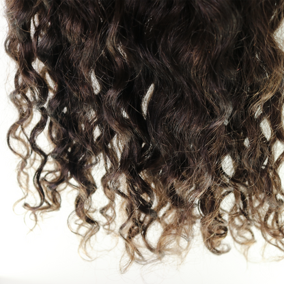 Extensions Adhésives Frisées Brun - Cheveux Brésiliens