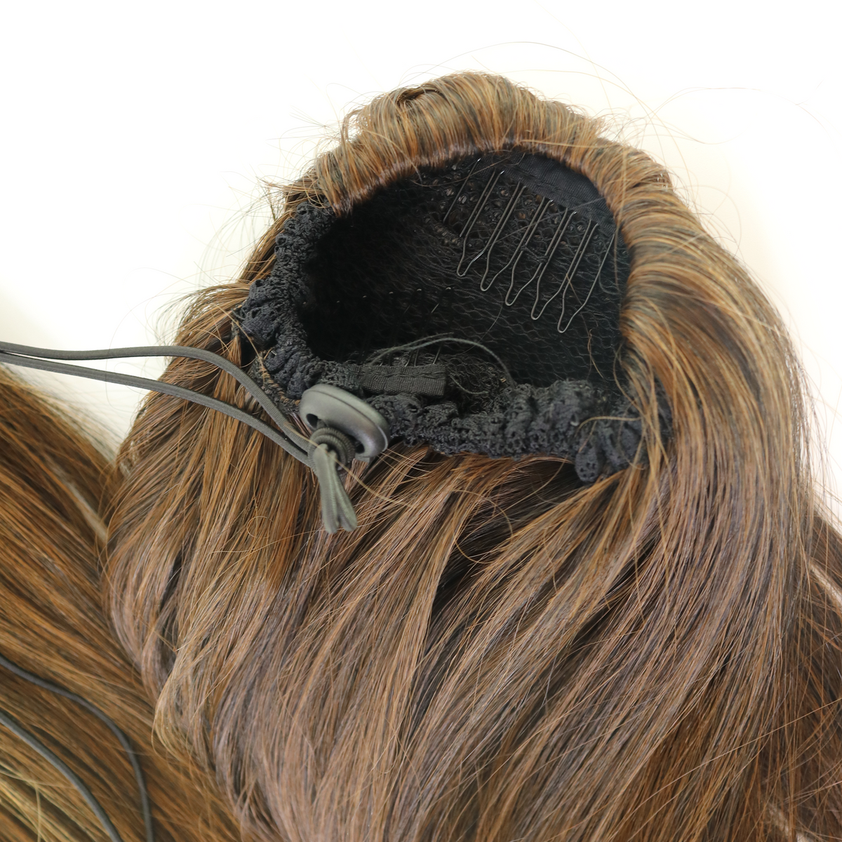 Queue de Cheval Lisse 24" - Cheveux Humains 100% Naturels, 4 Coloris