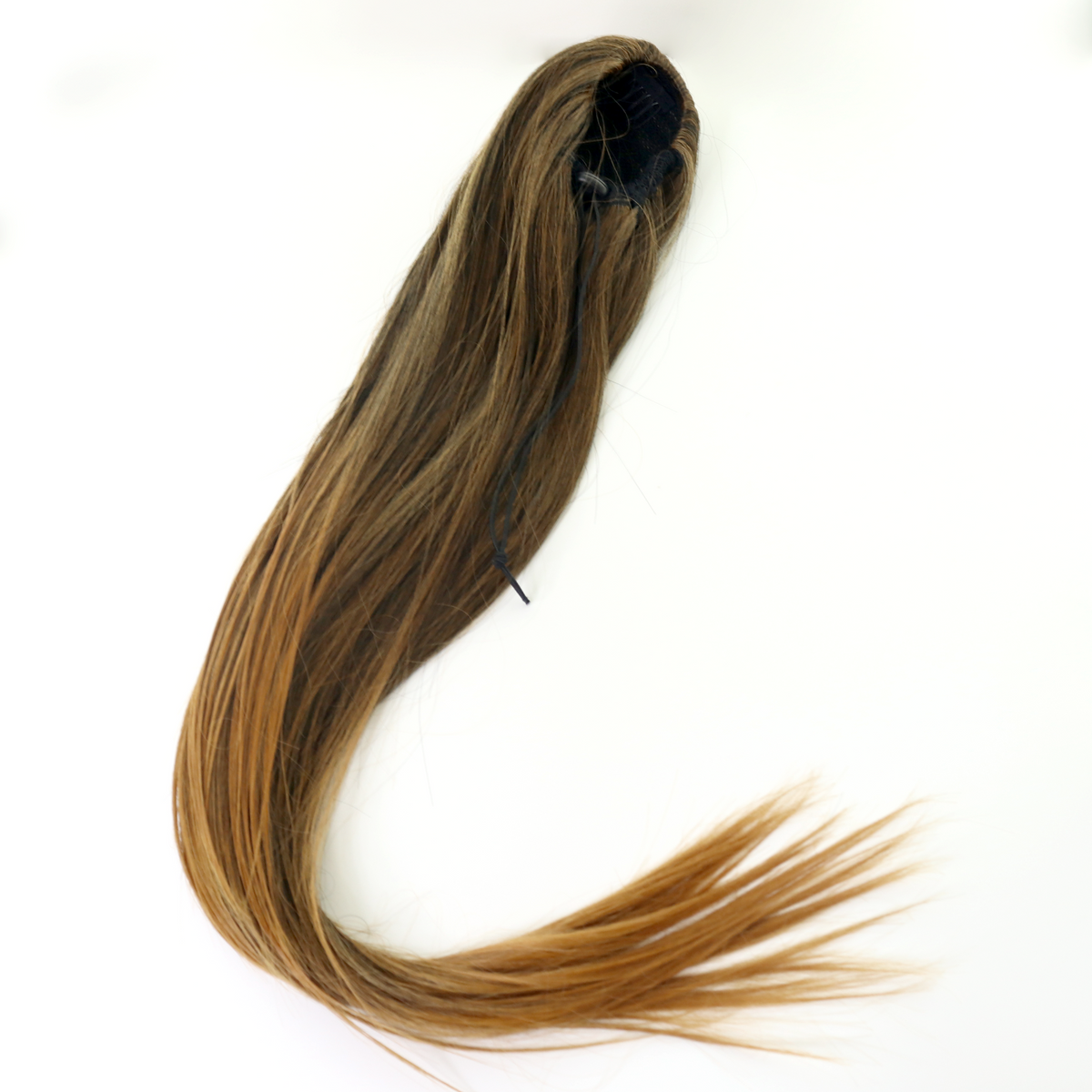 Queue de Cheval Lisse 24" - Cheveux Humains 100% Naturels, 4 Coloris