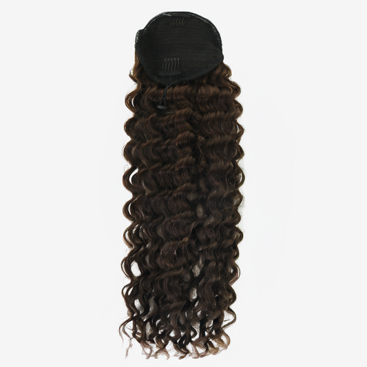 Queue de cheval frisée - Cheveux brésiliens, 40 à 60 cm