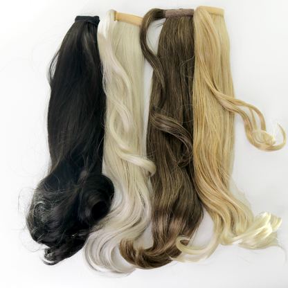 Queue de Cheval Lisse 20" - Fibre Japonaise Résistante à la Chaleur, 5 Coloris