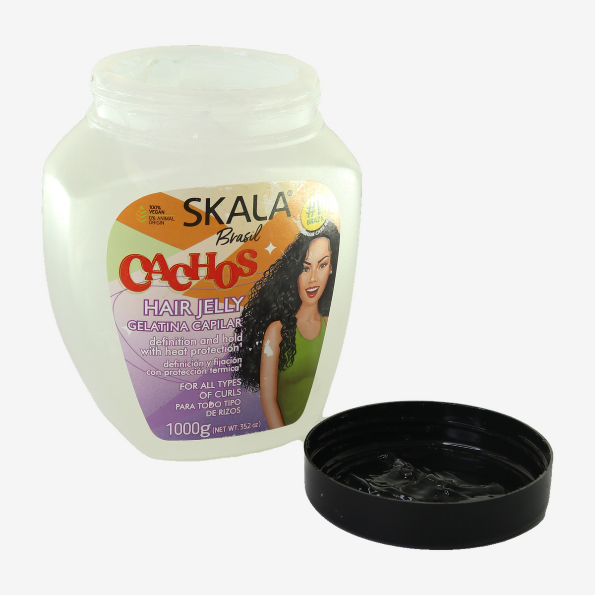 Skala Cachos 1 kg - Masque & Crème Coiffante Cheveux Bouclés, Vegan