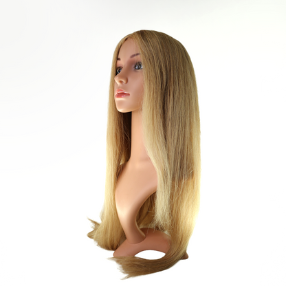 Perruque Longue Blond Clair – Cheveux Vietnamiens, Lace Frontale HD 13x6 300%