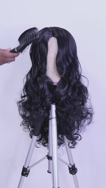Perruque Bouclée Longue – Effet Cuir Chevelu Invisible & Volume Glamour 💁‍♀️