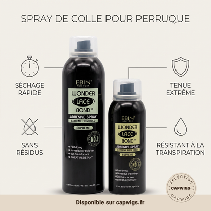 Spray Colle Perruque Tenue Extra Forte - EBIN Wonder Lace Bond